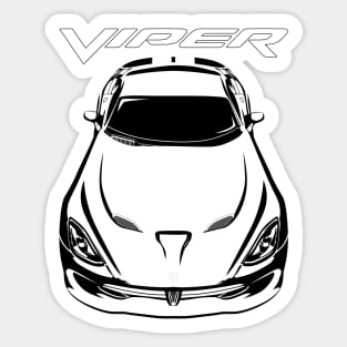 Dodge SRT Viper - 2013-2017 White Stripes Sticker